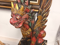 Lot 121 - balinese houten beeld - afbeelding 4 van  4