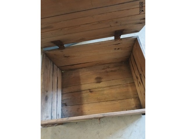 Lot 121 - houten koffers. 2 stuks - afbeelding 4 van  4