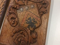 Lot 121 - houten wanddecoratie. 3 stuks - afbeelding 4 van  4