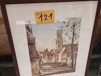 Lot 121 - litho brugge - afbeelding 1 van  4