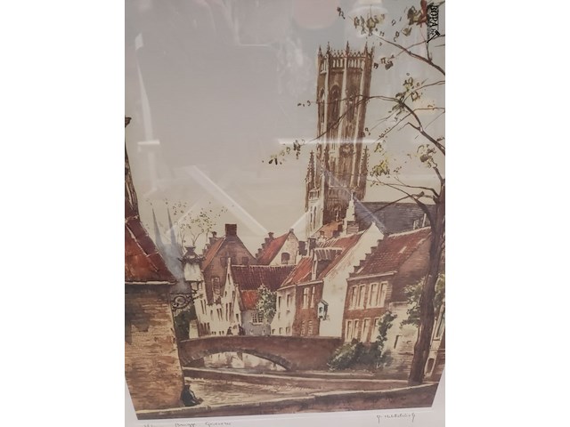 Lot 121 - litho brugge - afbeelding 2 van  4