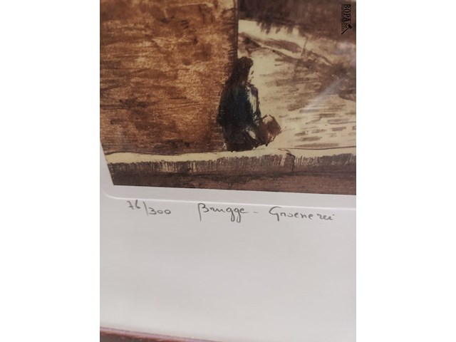 Lot 121 - litho brugge - afbeelding 4 van  4