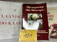 Lot 121 - lot boeken 'vlaanderen' - 3 stuks