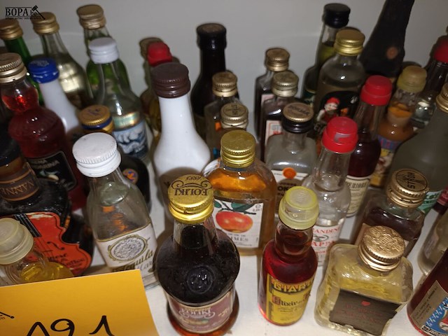 Lot 121 - miniatuur likeurflesjes. 50 stuks - afbeelding 4 van  5