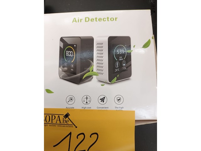 Lot 122 - betaalterminal en air detector - afbeelding 2 van  4