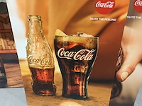 Lot 122 - reclame borden cola en omer. 3 stuks - afbeelding 2 van  4