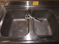 Lot 122 - rvs spoeltafel - afbeelding 3 van  3