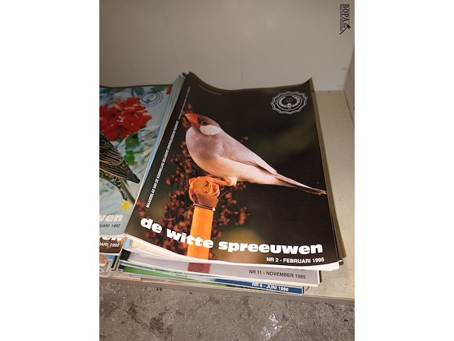 Lot 122 - tijdschriften de witte spreeuwen. 60 stuks - afbeelding 2 van  4