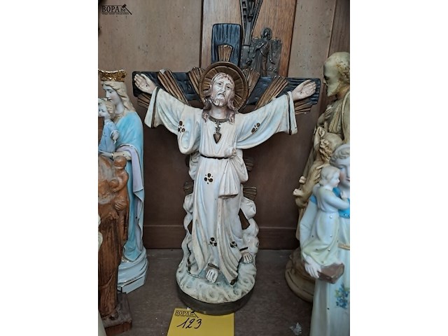 Lot 123 - christusbeeld - afbeelding 1 van  2
