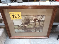 Lot 123 - kader koeien aan het water - afbeelding 1 van  3