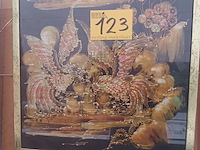 Lot 123 - kader vogels - afbeelding 1 van  3