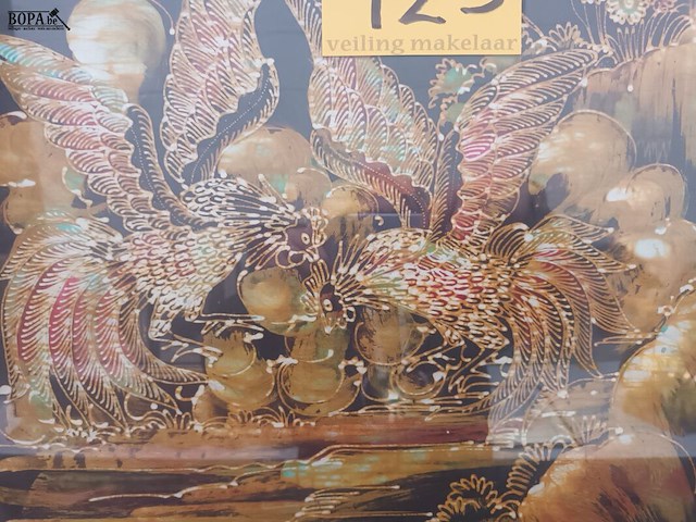 Lot 123 - kader vogels - afbeelding 3 van  3