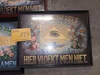 Lot 123 - religieuze kaders. 3 stuks - afbeelding 2 van  4