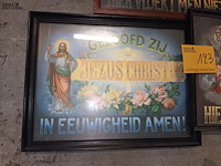 Lot 123 - religieuze kaders. 3 stuks - afbeelding 3 van  4