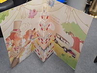 Lot 123 - reuze postkaarten met box 'bruidspaar' 2 stuks - afbeelding 2 van  3