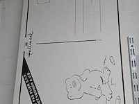 Lot 123 - reuze postkaarten met box 'bruidspaar' 2 stuks - afbeelding 3 van  3