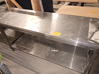 Lot 123 - rvs werktafel - afbeelding 1 van  3