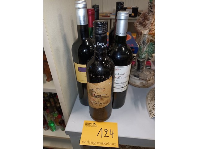 Lot 124 - flessen wijn. 7 stuks - afbeelding 1 van  4