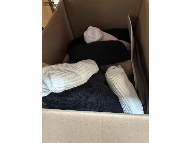 Lot 124 - lot legerbottines en kousen - afbeelding 2 van  4