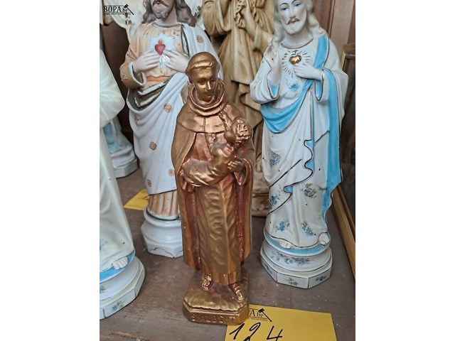 Lot 124 - lot van heiligenbeelden - afbeelding 3 van  5