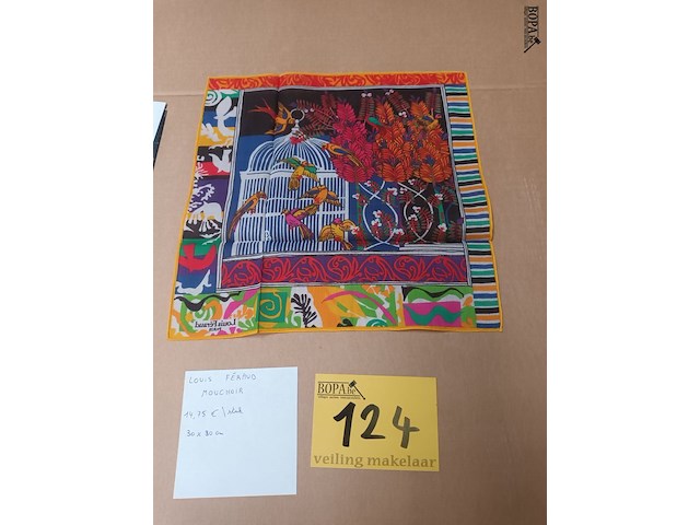 Lot 124 - louis féraud mouchoir - afbeelding 2 van  3