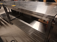 Lot 124 - rvs werktafel - afbeelding 2 van  3
