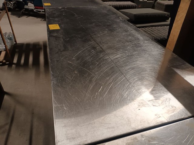 Lot 124 - rvs werktafel - afbeelding 3 van  3