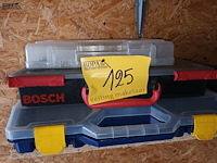 Lot 125 - sorteerkoffertjes met inhoud. 3 stuks - afbeelding 1 van  5