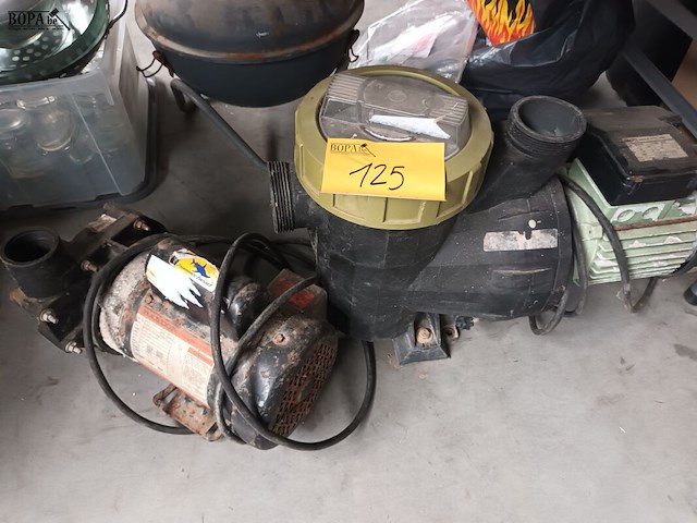 Lot 125 - zwembad pomp en motor - afbeelding 1 van  5