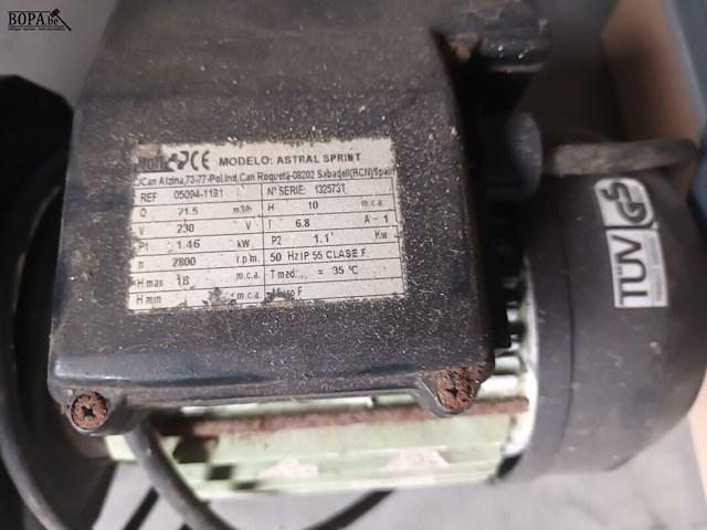 Lot 125 - zwembad pomp en motor - afbeelding 5 van  5