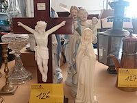 Lot 126 - christelijke beelden. 6 stuks - afbeelding 1 van  3