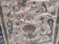 Lot 126 - kader vogel, vlinders en bloemen - afbeelding 2 van  3