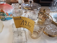 Lot 126 - vintage glas deco. 6 stuks - afbeelding 1 van  5