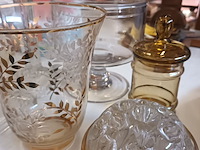Lot 126 - vintage glas deco. 6 stuks - afbeelding 2 van  5