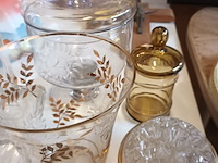 Lot 126 - vintage glas deco. 6 stuks - afbeelding 4 van  5