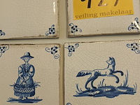 Lot 127 - antieke tegels. 8 stuks - afbeelding 3 van  4