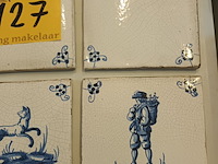 Lot 127 - antieke tegels. 8 stuks - afbeelding 4 van  4