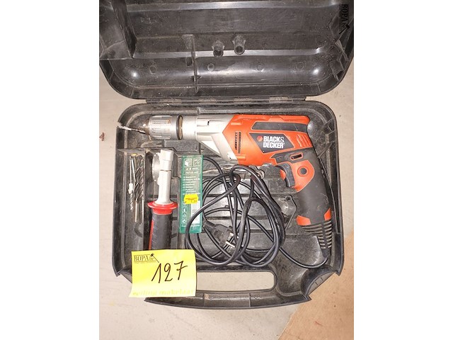 Lot 127 - boormachine black & decker - afbeelding 1 van  3