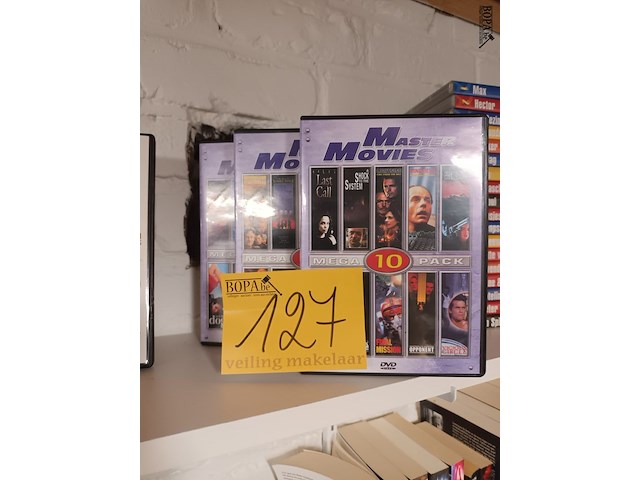 Lot 127 - dvd box master movies. 3 stuks - afbeelding 1 van  2