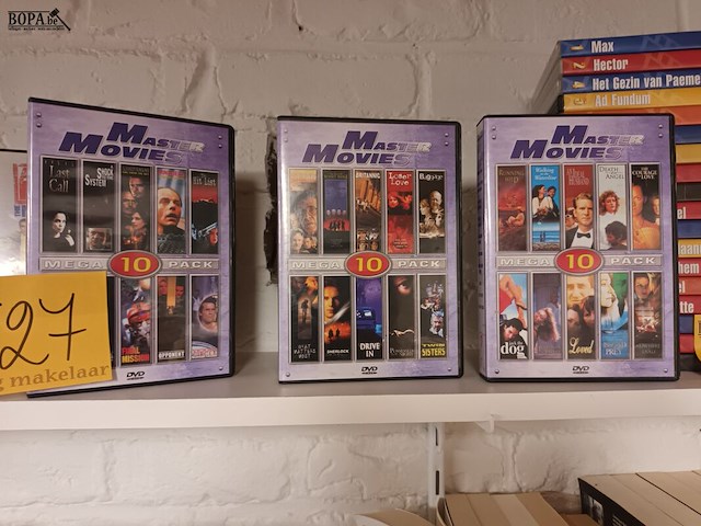 Lot 127 - dvd box master movies. 3 stuks - afbeelding 2 van  2