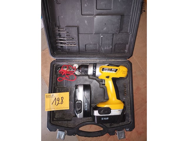 Lot 128 - accu boormachine powerplus - afbeelding 1 van  3