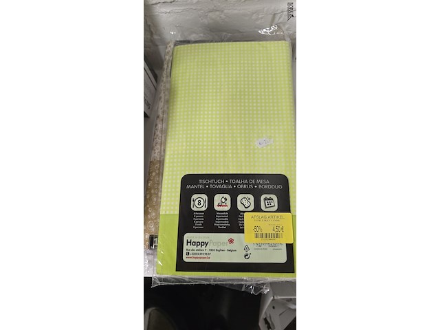 Lot 128 - herbruikbare papieren tafellakens 8 stuks - afbeelding 5 van  8