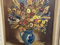 Lot 128 - klassiek olieverfschilderij get. - afbeelding 2 van  3