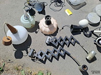 Lot 128 - lot vintage lampen en armaturen en lichtbak christofle - afbeelding 3 van  7