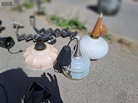 Lot 128 - lot vintage lampen en armaturen en lichtbak christofle - afbeelding 6 van  7