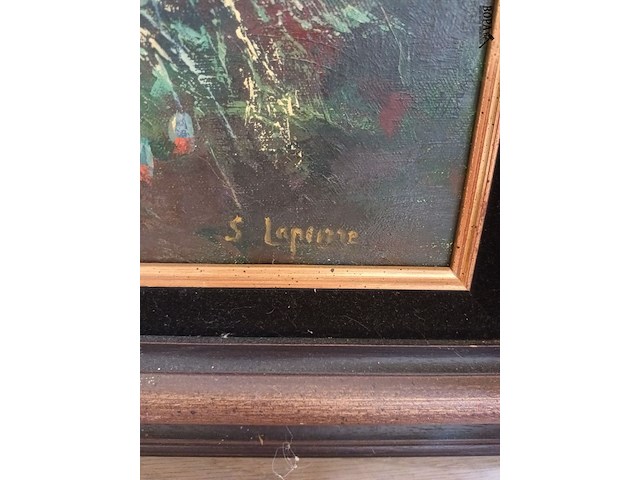 Lot 128 - schilderij klaprozen - afbeelding 2 van  4