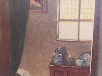 Lot 129 - kader man met pijp - afbeelding 3 van  3