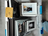 Lot 129 - lot kaders met inhoud aankondiging operette - afbeelding 1 van  1
