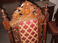 Lot 13 - antieke stoel. 6 stuks - afbeelding 3 van  4