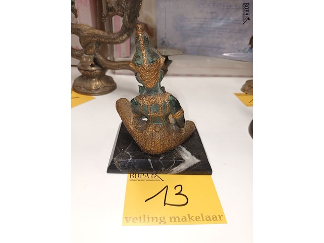 Lot 13 - beeld thaise tempelmuzikant - afbeelding 3 van  3